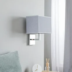 Wandlamp Hotel A, grijs