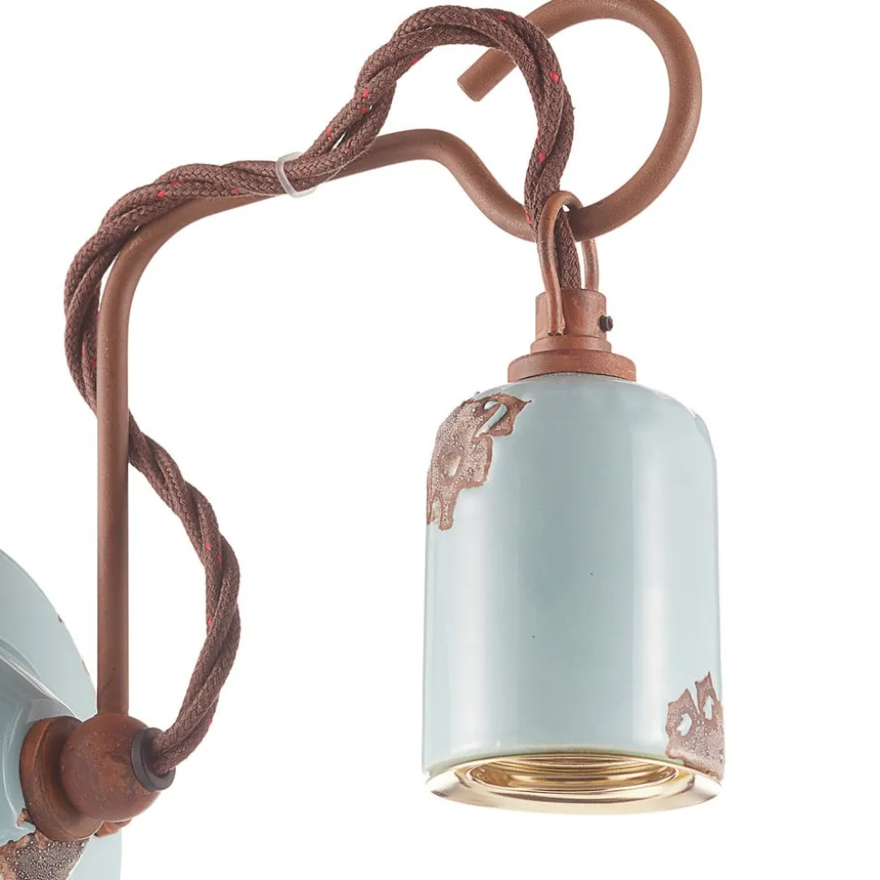 Wandlamp in vintage stijl C665 turquoise