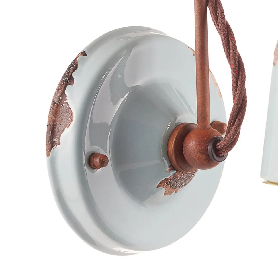 Wandlamp in vintage stijl C665 turquoise