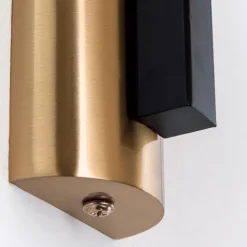 Wandlamp Josephine met kap van glas