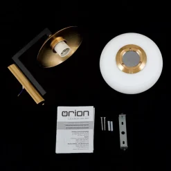 Wandlamp Josephine met kap van glas