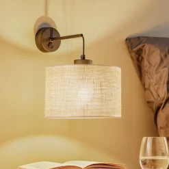 Wandlamp Jute, 1-lamp