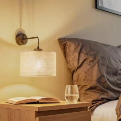 Wandlamp Jute, 1-lamp