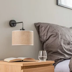 Wandlamp Jute, 1-lamp