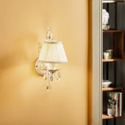 Wandlamp Karen 1-lamp ivoor