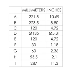 Wandlamp Lacey. Breedte 13,5 cm, staal