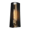 Wandlamp Linara, zwart/messing, 1-lamp