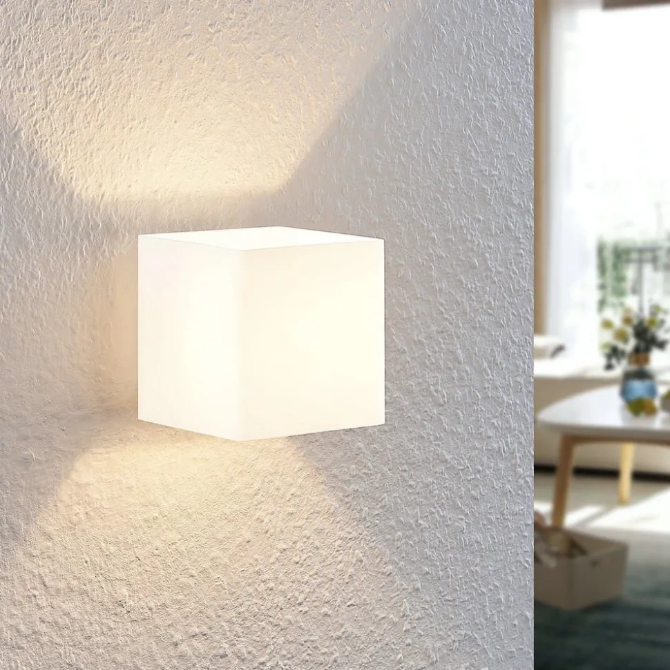 Wandlamp Lindby Nanda, hoekig