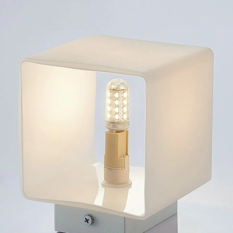 Wandlamp Lindby Nanda, hoekig