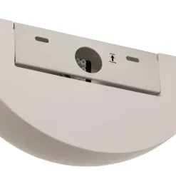 Wandlamp Lindby Pascali, hoogte 13 cm, wit, gips