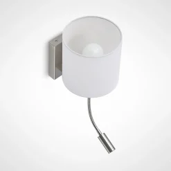 Wandlamp Lucande Brinja, 45 cm, draaibaar, leeslampje, E27