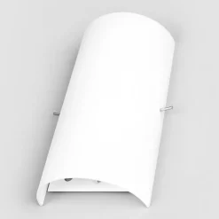 Wandlamp Lucande Sidra, hoogte 28 cm, glas, halfrond