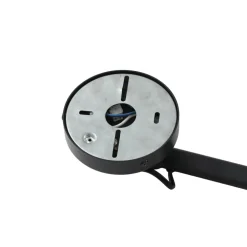 Wandlamp Lucande Silka, zwart, metaal, 9,5 cm hoog