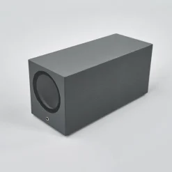 Wandlamp Lucande Xava, up/down, antraciet, 2-lamps, GU10