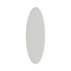 Wandlamp Luna, beige, indirect licht, Ø 30 cm, staal