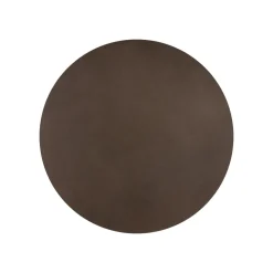 Wandlamp Luna, bruin, indirect licht, Ø 30 cm, staal