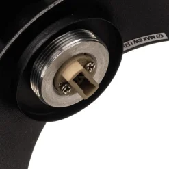 Wandlamp Mado van staal, zwart, 1-lamp