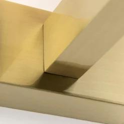 Wandlamp Mara, messingkleurig, glas, 17,5cm hoog, G9, IP44