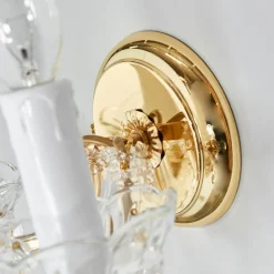 Wandlamp Marie Claire, kristal, 2-lamps