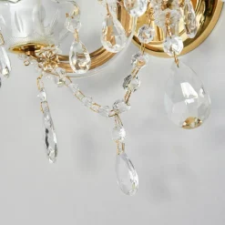 Wandlamp Marie Claire, kristal, 2-lamps