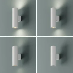 Wandlamp Marion, 2-lamps, wit