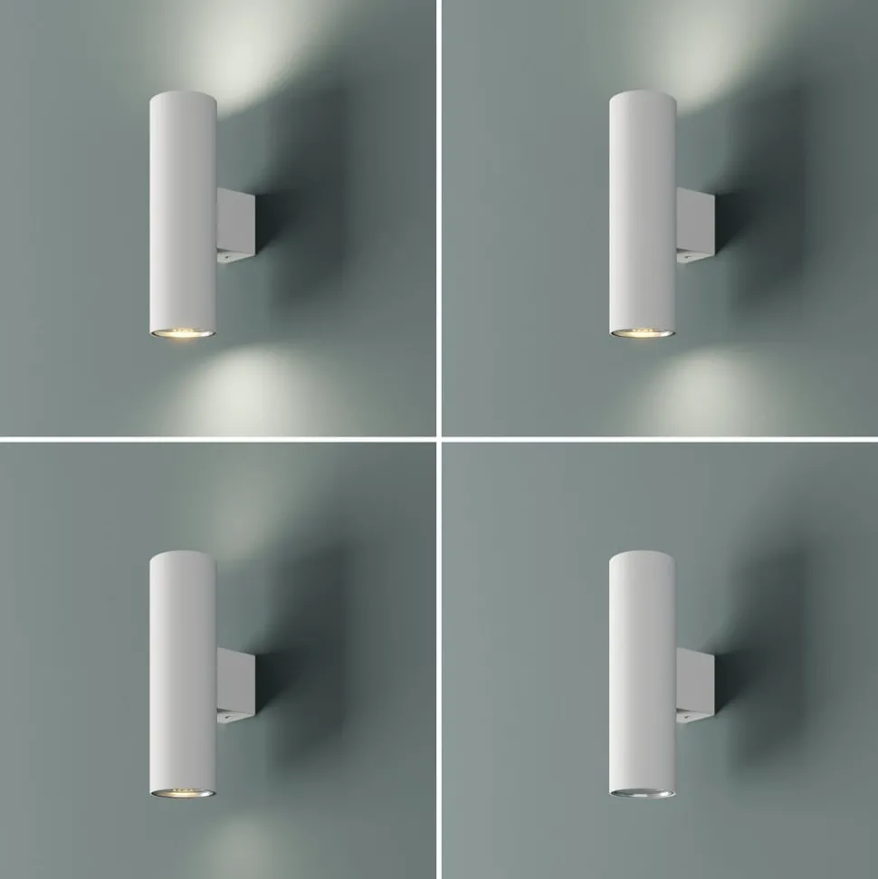 Wandlamp Marion, 2-lamps, wit