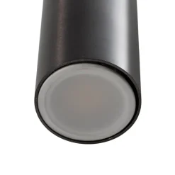 Wandlamp Marion Plus, zwart, GU10, staal, hoogte 18 cm