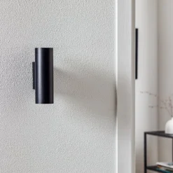 Wandlamp Marley 2-lamps zwart