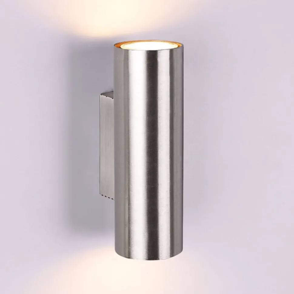 Wandlamp Marley met matte nikkelafwerking