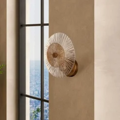 Wandlamp Maytoni Aster, glas, Ø 28 cm, 1 x E14