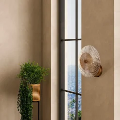 Wandlamp Maytoni Aster, glas, Ø 28 cm, 1 x E14