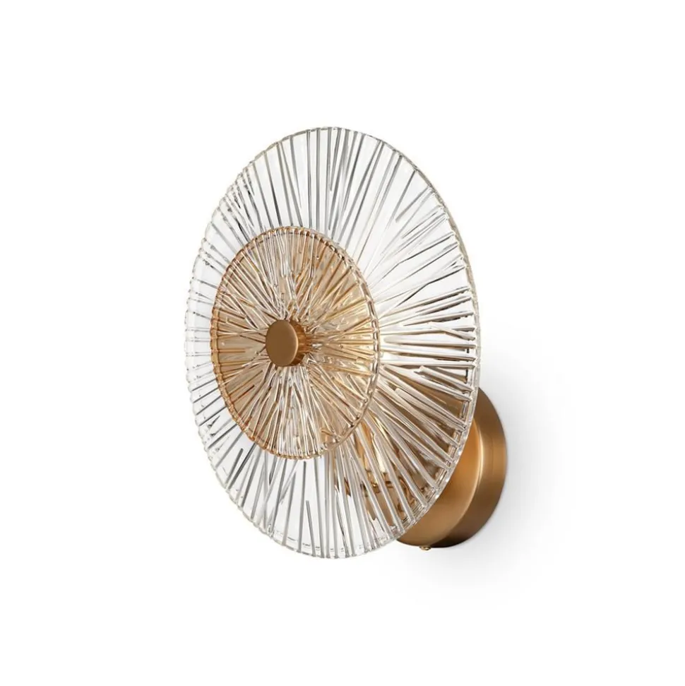 Wandlamp Maytoni Aster, glas, Ø 28 cm, 1 x E14