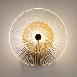 Wandlamp Maytoni Aster, glas, Ø 28 cm, 1 x E14