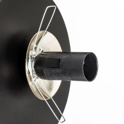 Wandlamp Minerva K1 met zwarte metalen rand