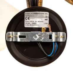 Wandlamp Miranda 2-lamps, brons