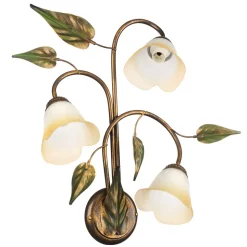 Wandlamp Miranda 3-lamps, brons