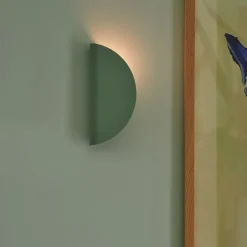 Wandlamp model 2110, metaal, groen