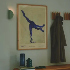 Wandlamp model 2110, metaal, groen