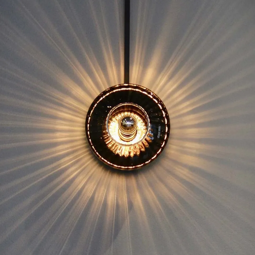 Wandlamp New Wave Optic, rookgrijs, Eyeball, stekker