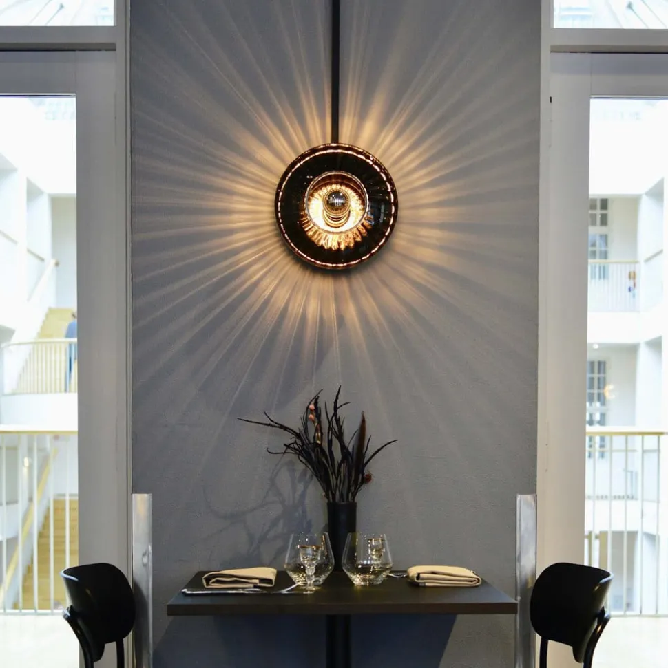 Wandlamp New Wave Optic, rookgrijs, Eyeball, stekker