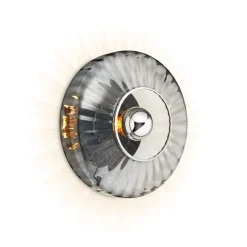 Wandlamp New Wave Optic, rookgrijs, Eyeball, stekker