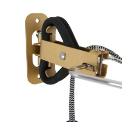 Wandlamp Nové met stekker, zwart