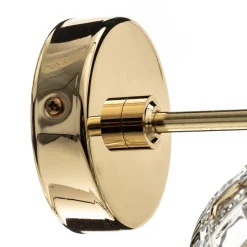 Wandlamp Odel met versierde glazen kap