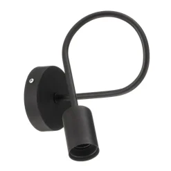 Wandlamp Oxford van metaal in zwart