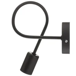 Wandlamp Oxford van metaal in zwart