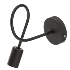 Wandlamp Oxford van metaal in zwart