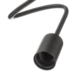 Wandlamp Oxford van metaal in zwart