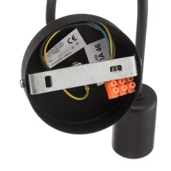 Wandlamp Oxford van metaal in zwart