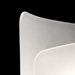 Wandlamp Papiro, 2-lamps, gesatineerd