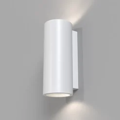 Wandlamp Parma van gips, 8x20 cm